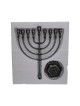 Classic Pewter Color Chanukah Menorah | Hanukkah Menorah