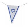 Banner Stringed Chain of 24 Israel Flags | Israel Flag
