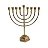 Classic Gold Color Chanukah Menorah | Hanukkah Menorah
