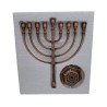 Classic Copper Chanukah Menorah | Hanukkah Menorah