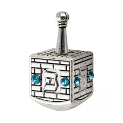 Nickel Chanukah Dreidel with Nes Gadol Haya Poh Letters | Dreidels