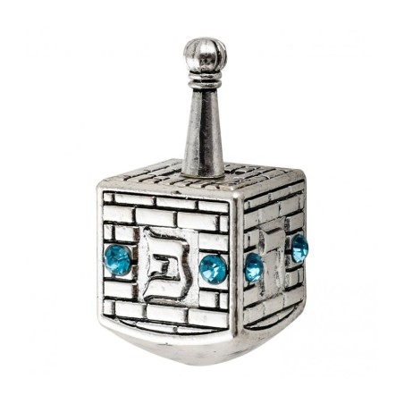Nickel Chanukah Dreidel with Nes Gadol Haya Poh Letters | Dreidels