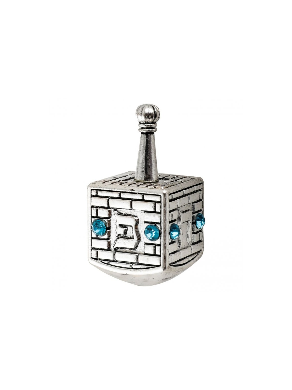 Nickel Chanukah Dreidel with Nes Gadol Haya Poh Letters | Dreidels
