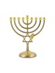 Copper Color Chanukah Menorah Star of David and ... | Hanukkah Menorah