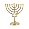 Copper Color Chanukah Menorah Star of David and ... | Hanukkah Menorah