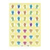 Colorful Stickers for Hanukkah Menorahs an... | Hanukkah Music & Gifts