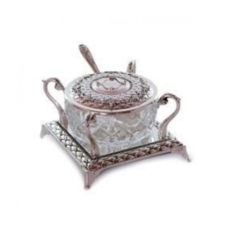 Ornately Decorated Square Silver Plated H... | Jewish Gift from Israel