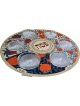 Dorit Judaica Raised Seder Plate with Glass Bowls Co... | Seder Plates