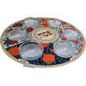 Dorit Judaica Raised Seder Plate with Glass Bowls Co... | Seder Plates