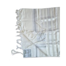 Talitnia Barak Non slip Lightweight Wool Ta... | Kittel & Prayer Shawl