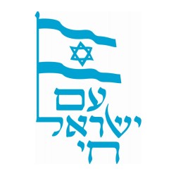 T-shirt patriotique drapeau israélien et Am Yisra... | Musique et cadeaux de Pourim