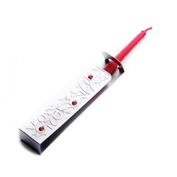 Dorit Judaica Baguette Menorah Briquet Acier inoxydable... | Huile et bougies