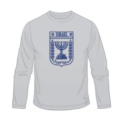 State of Israel Symbol Long Sleeved T Shirt | Israel T-Shirts
