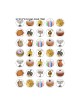 Small Colorful Circular Stickers Chanukah ... | Hanukkah Music & Gifts