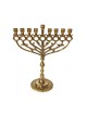 Gold Copper Chanukah Menorah Pomegranate Design ... | Hanukkah Menorah