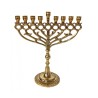 Gold Copper Chanukah Menorah Pomegranate Design ... | Hanukkah Menorah