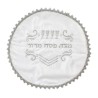 Passover Seder Matzah Cover Silver Embro... | Matzah & Afikoman Covers