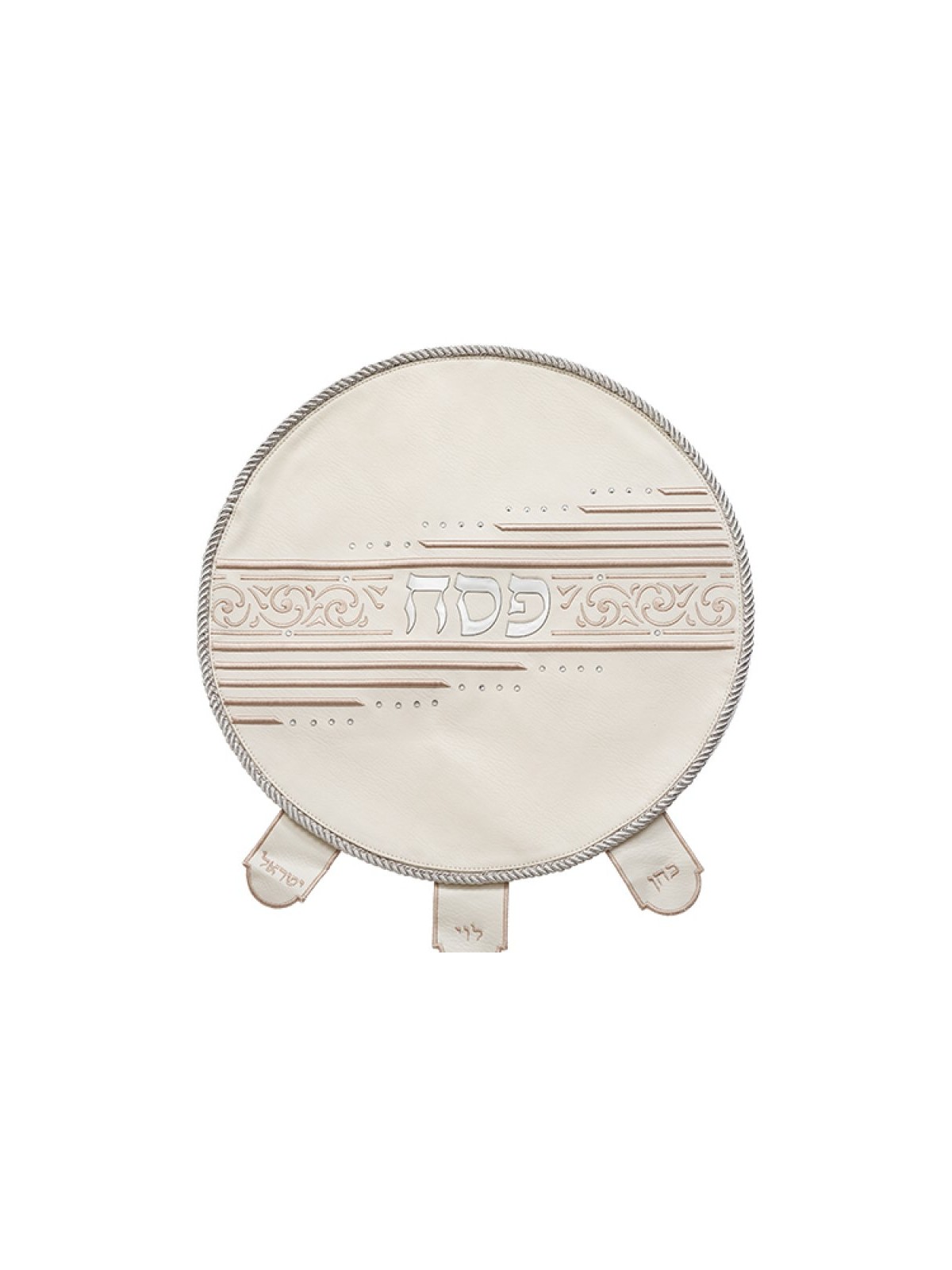 Seder Night Matzah Cover Faux Leather Si... | Matzah & Afikoman Covers