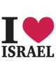 I Love Israel חולצה עם שרוולים ארוכים | חולצות ישראל