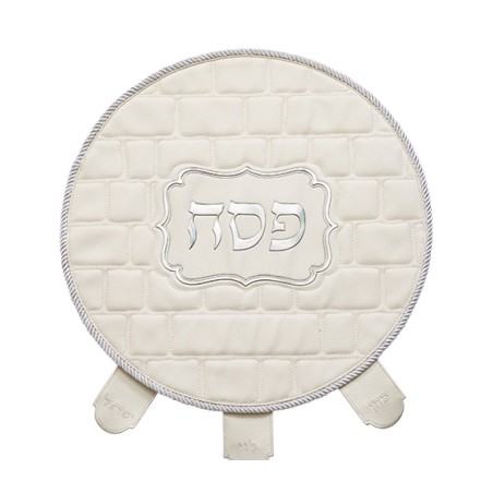Passover Seder Night Matzah Cover White ... | Matzah & Afikoman Covers