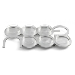 Israel Museum Anodized Aluminum Seder Plate Spelling... | Seder Plates