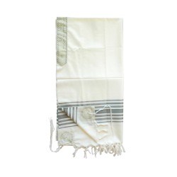Talitnia Chermonit 100 Pure Wool Tallit Pra... | Kittel & Prayer Shawl