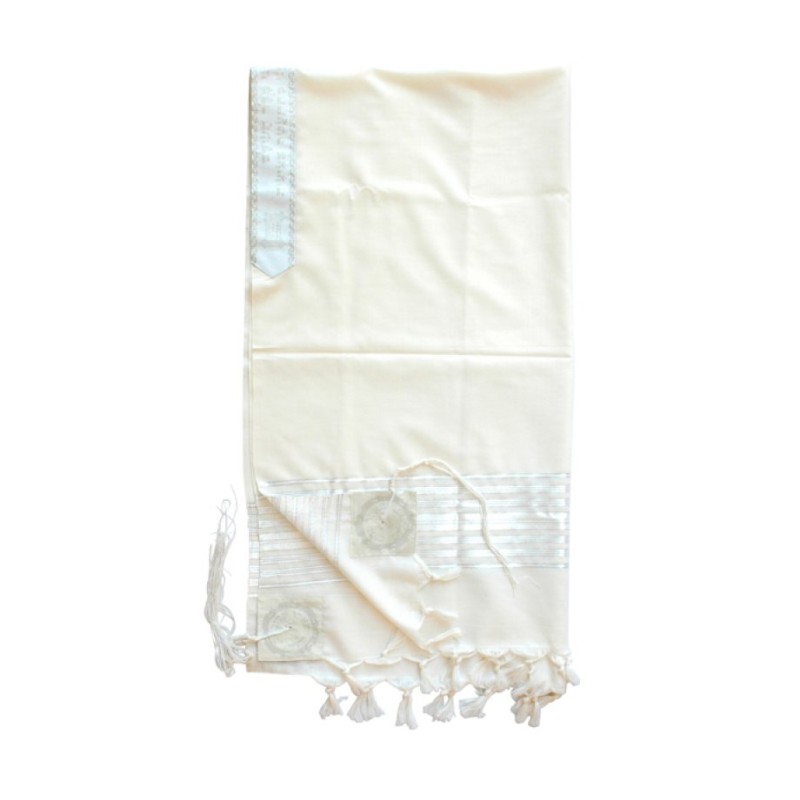 Talitnia Chermonit 100 Pure Wool Tallit Pra... | Kittel & Prayer Shawl