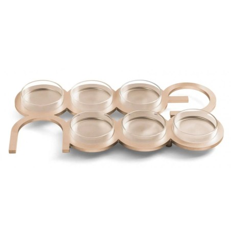 Israel Museum Anodized Aluminum Seder Plate Spelling... | Seder Plates