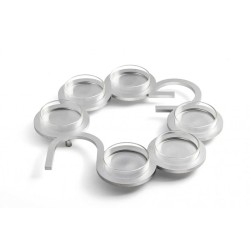 Israel Museum Anodized Aluminum Passover Seder Plate... | Seder Plates