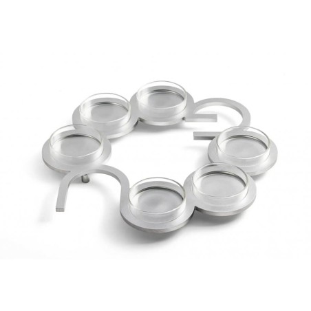 Israel Museum Anodized Aluminum Passover Seder Plate... | Seder Plates