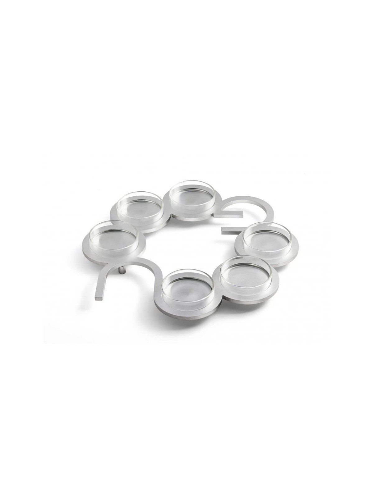 Israel Museum Anodized Aluminum Passover Seder Plate... | Seder Plates