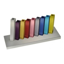 Adi Sidler Kinetic Hanukkah Menorah Anodized Alu... | Hanukkah Menorah