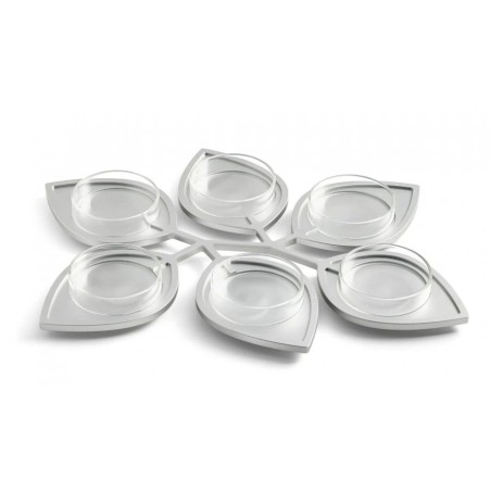 Israel Museum Silver Anodized Aluminum Raised Passov... | Seder Plates