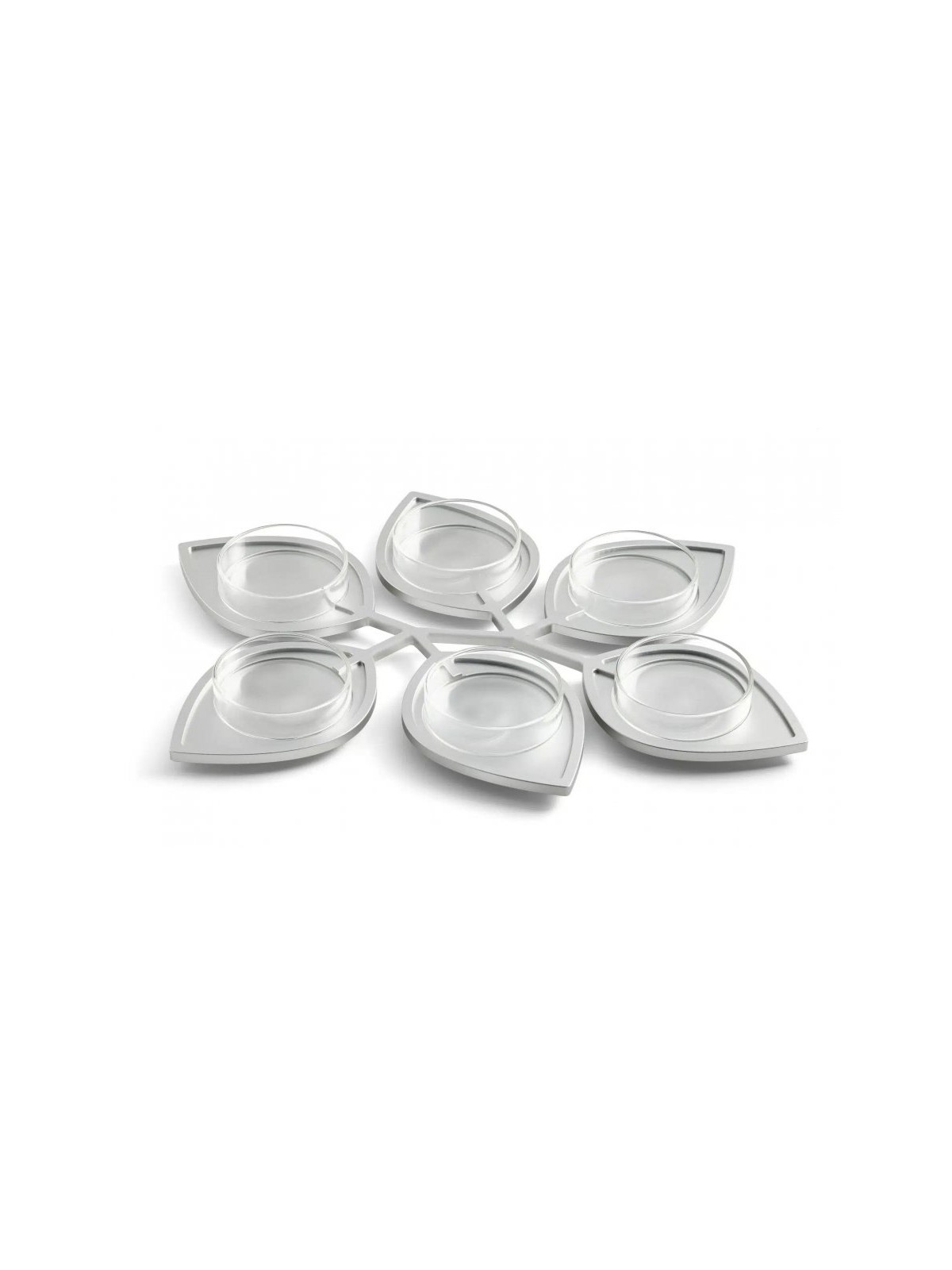 Israel Museum Silver Anodized Aluminum Raised Passov... | Seder Plates