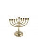 Small Antique Brass Chanukah Menorah For Candles... | Hanukkah Menorah