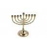 Small Antique Brass Chanukah Menorah For Candles... | Hanukkah Menorah