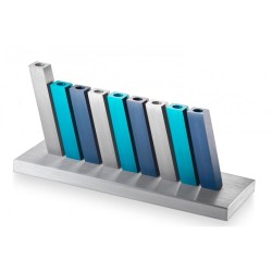 Adi Sidler Kinetic Hanukkah Menorah Aluminum Tur... | Hanukkah Menorah