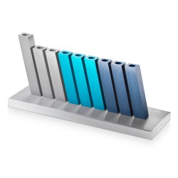 Adi Sidler Kinetic Hanukkah Menorah Aluminum Tur... | Hanukkah Menorah