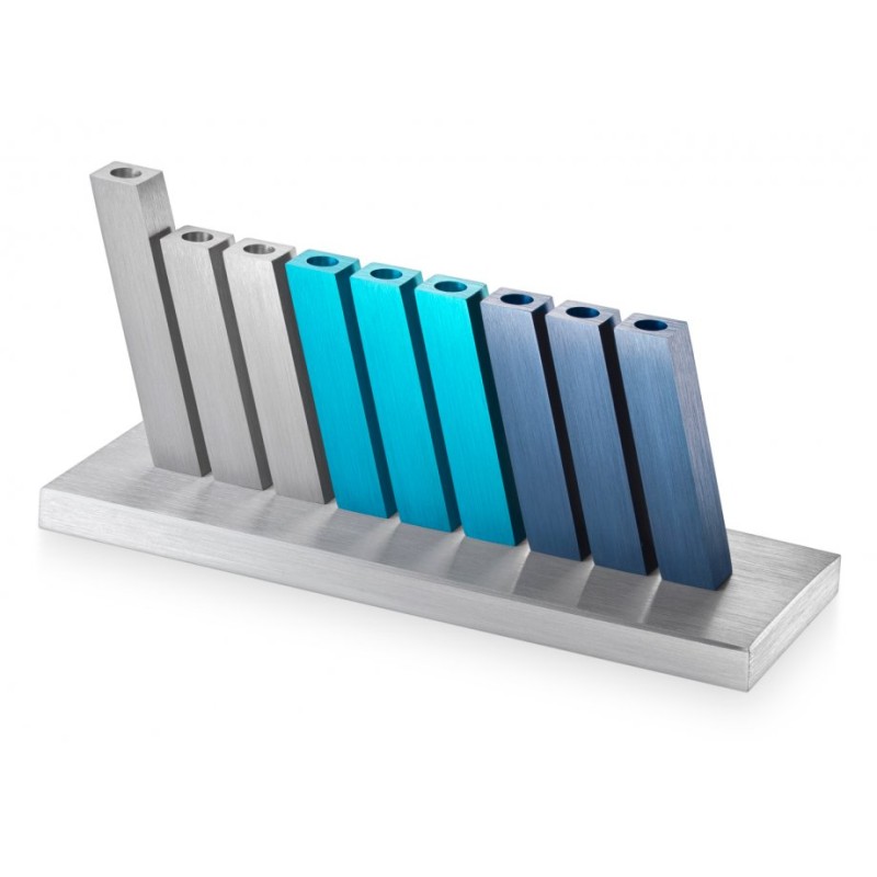 Adi Sidler Kinetic Hanukkah Menorah Aluminum Tur... | Hanukkah Menorah