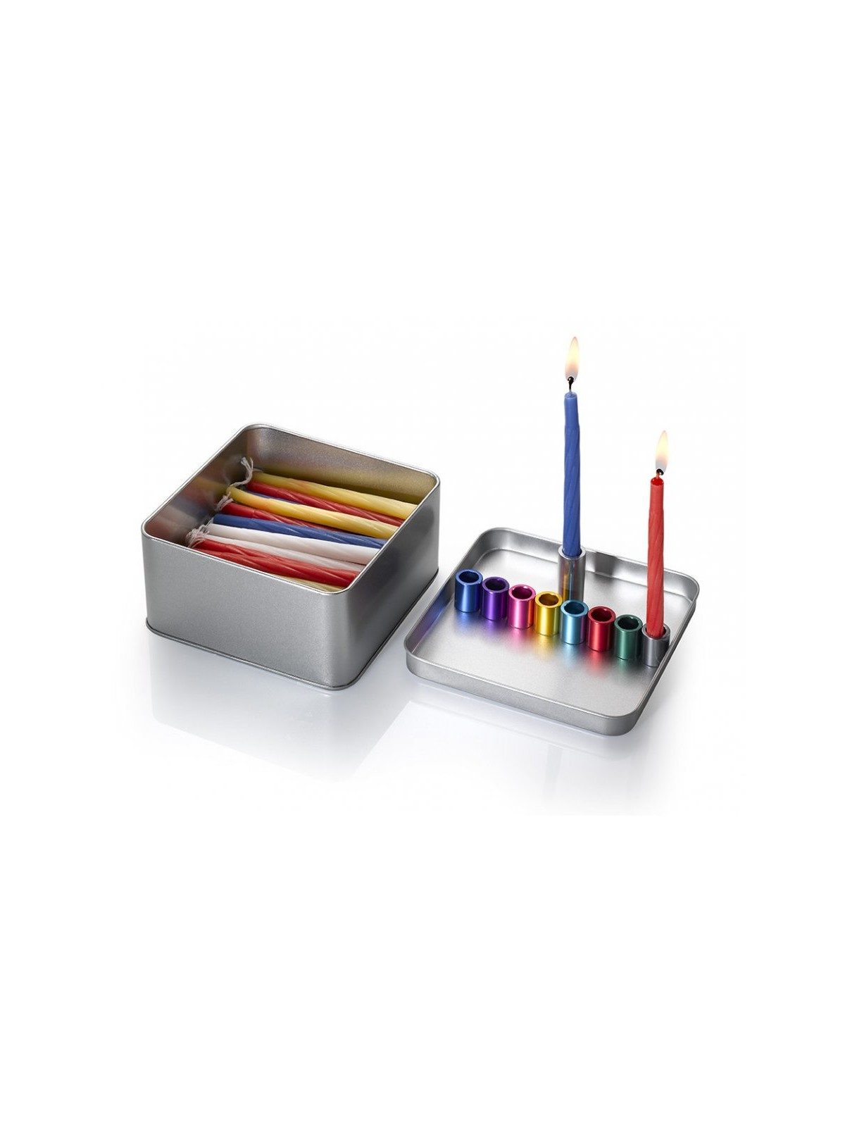 Laura Cowan Think Out of the Box Chanukah Menorah | Hanukkah Menorah