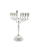 Decorative Silver Chanukah Menorah Filigree Desi... | Hanukkah Menorah