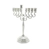 Decorative Silver Chanukah Menorah Filigree Desi... | Hanukkah Menorah