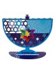 Dorit Judaica Laser Cut Chanukah Menorah Stars o... | Hanukkah Menorah