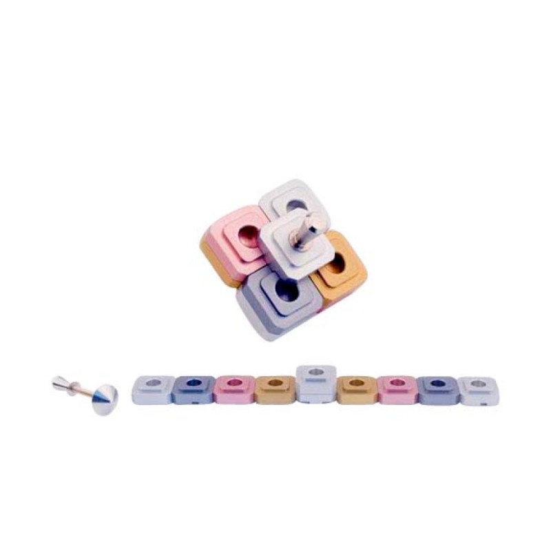 Agayof Compact Two in One Menorah and Dreidel Ch... | Hanukkah Menorah