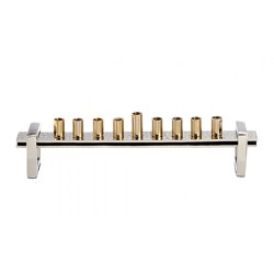 Two Tone Gold and Silver Contemporary Chanukah M... | Hanukkah Menorah
