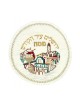 Satin Matzah Cover Jerusalem Tower of Da... | Matzah & Afikoman Covers