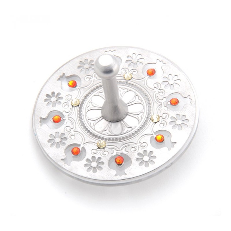 Dorit Judaica Decorative Dreidel with Pomegranates and S... | Dreidels