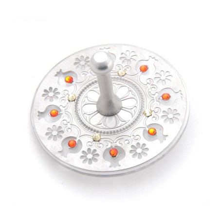 Dorit Judaica Decorative Dreidel with Pomegranates and S... | Dreidels