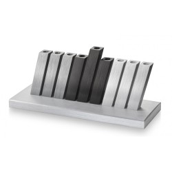 Adi Sidler Kinetic Hanukkah Menorah Anodized Alu... | Hanukkah Menorah