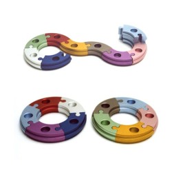 Dabbah Judaica Two in One Flexible Hanukkah Meno... | Hanukkah Menorah